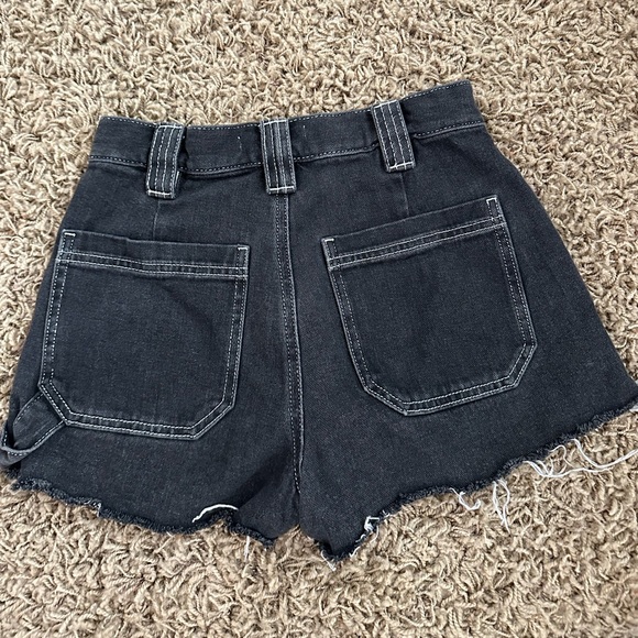 Black jean shorts from PacSun - Picture 2 of 3